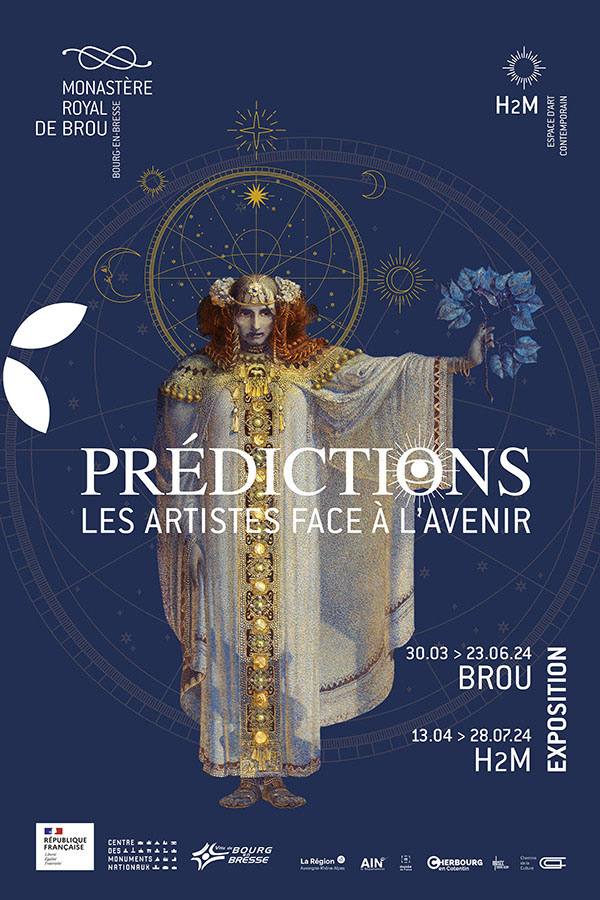 Exposition Prédiction, Monastère Royal de Brou et H2M artiste femme française ll'avenir la psychanalyse les figures noires PICTURA DOMINIQUE TORRENTE